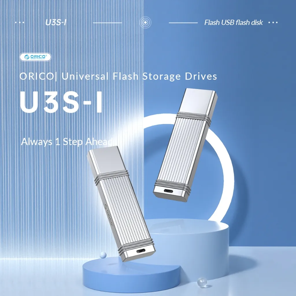 Ảnh Ổ đĩa USB ORICO 32GB 64GB 128GB 256GB Bộ lưu trữ điện Loại C Ổ đĩa bút lên đến 260MB / giây Thẻ nhớ USB chống nước bằng kim loại Hỗ trợ Windows Linux MacOS iPadOS (U3S-I) 1