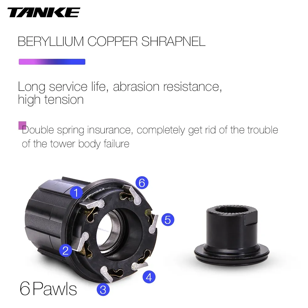 Ảnh Ổ trục Tanke Boost 148mm 32 lỗ 6 chân cho xe đạp leo núi 2