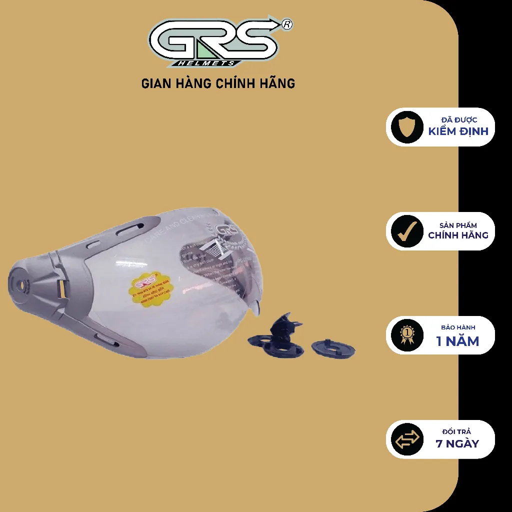 Ảnh Ốc vít lắp kính của mũ bảo hiểm GRS 2