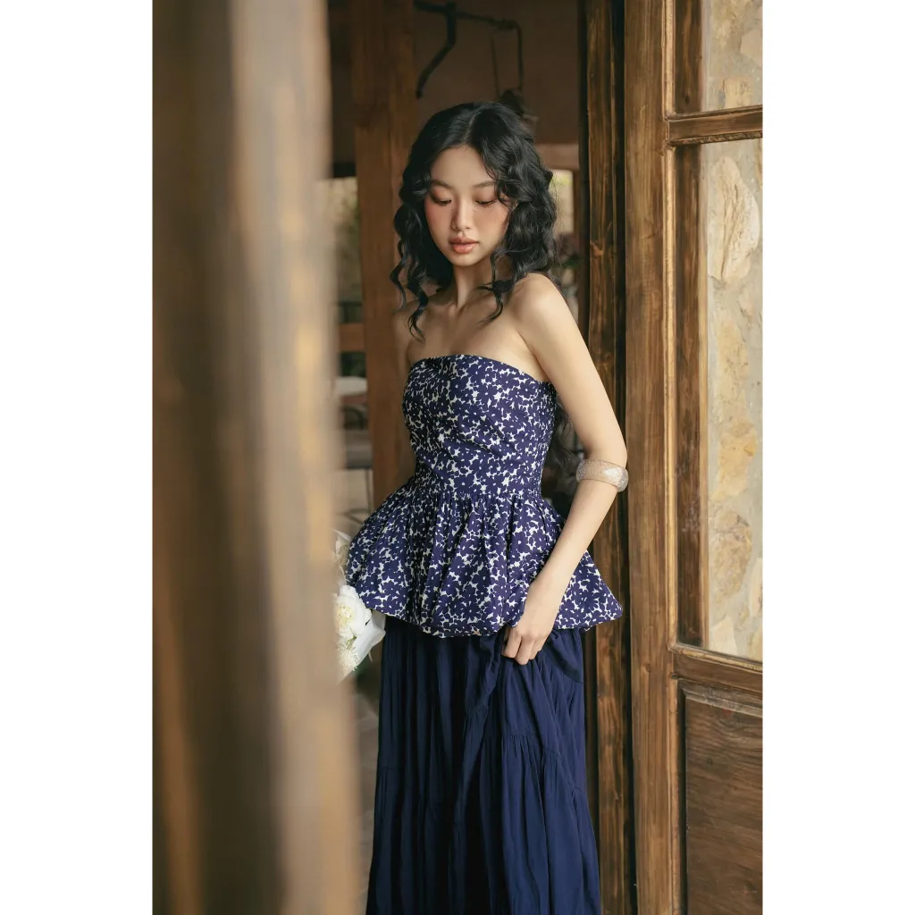 Ảnh OLV - Áo kiểu hoa cúp ngực Liesel Fleur Top 2