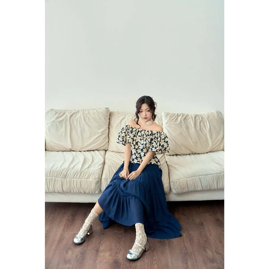 Ảnh OLV - Áo kiểu hoa trễ vai Hansel Floral Top 2