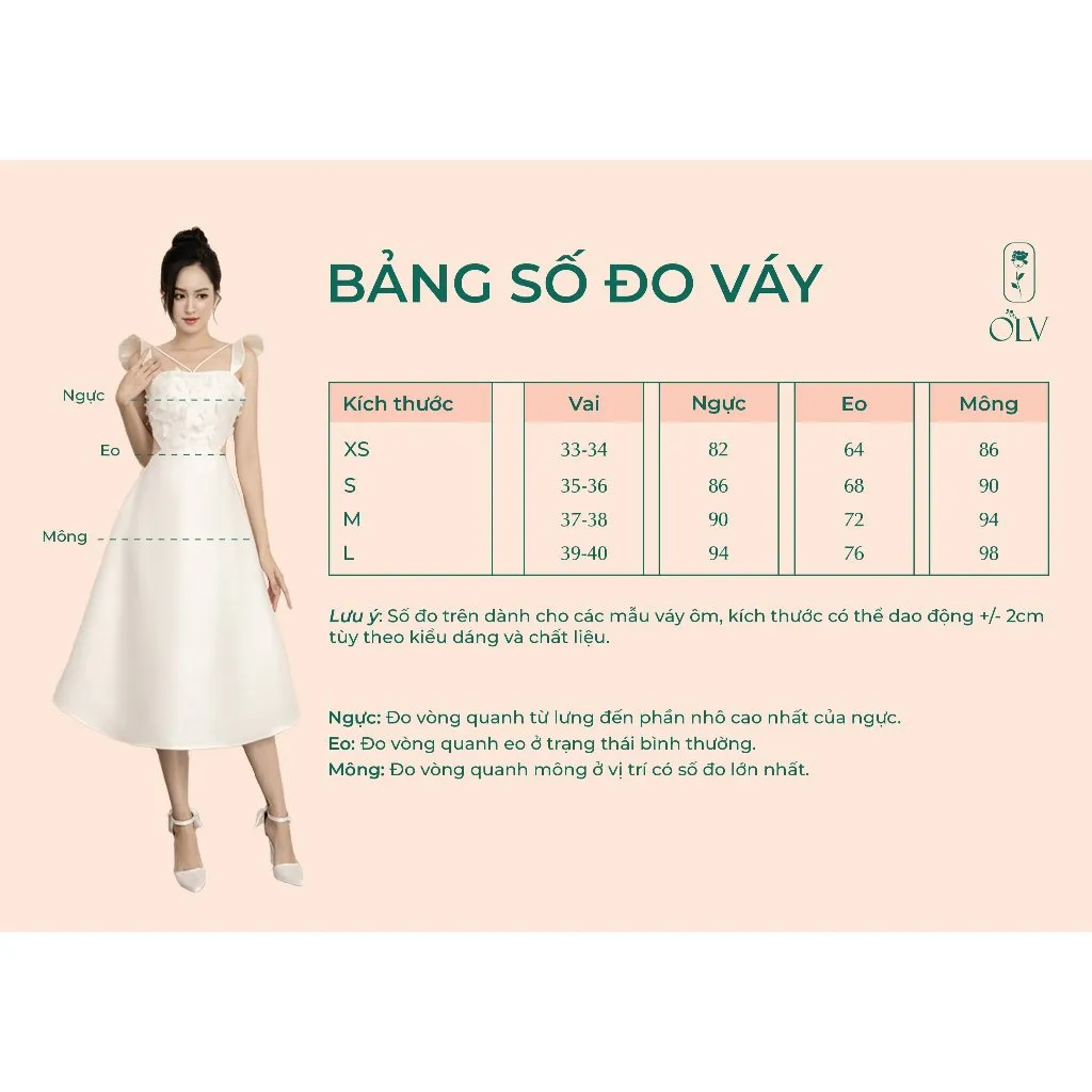 Ảnh OLV - Đầm hoa tay ngắn Lulu Fleur Dress nhiều màu 3