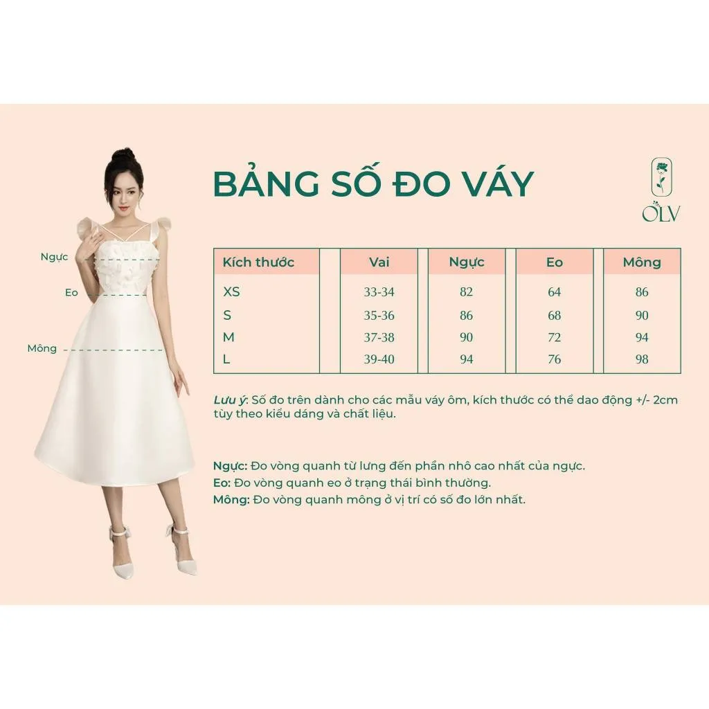 Ảnh OLV - Đầm kiểu hoa Aulelei Fleur Dress in Pink 4