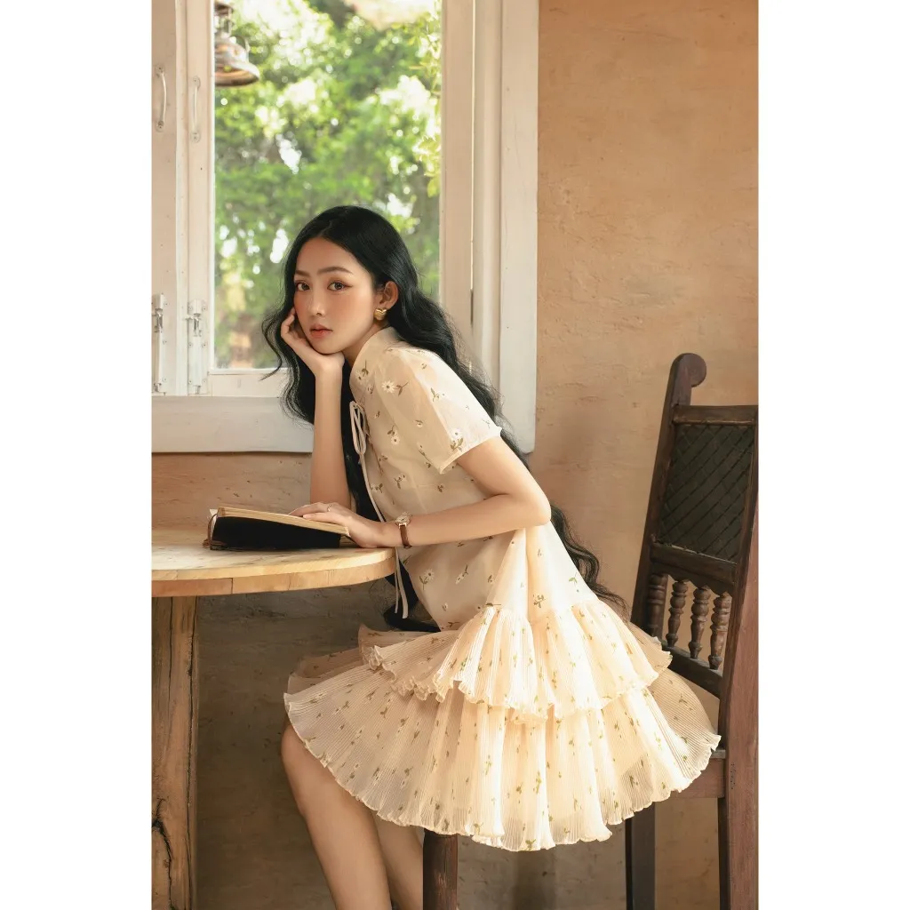 Ảnh OLV - Đầm kiểu suông hoa Sierra Fleur Dress 4
