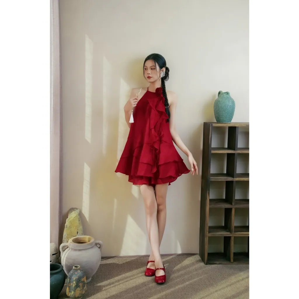 Ảnh OLV - Set áo yếm và quần kiểu suông Sylvie Set 4 màu 3