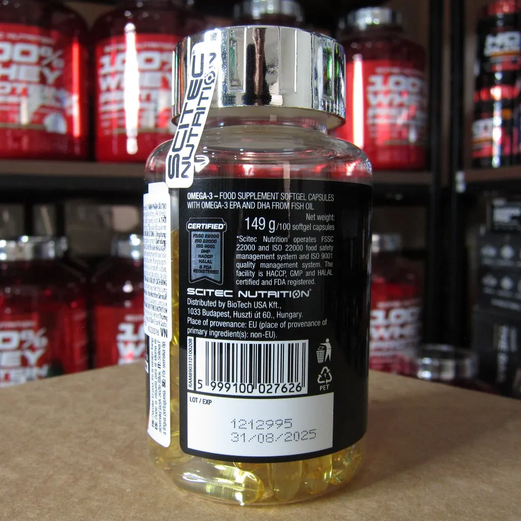Ảnh OMEGA 3 | Dầu Cá Omega 3 100 Viên | SCITEC NUTRITION 3