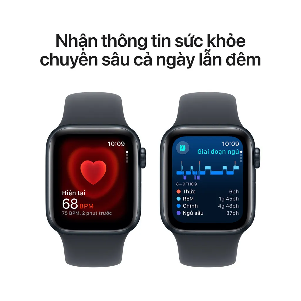 Ảnh Đồng hồ Apple Watch SE (2024) 40mm (GPS) Viền nhôm - Dây cao su 4