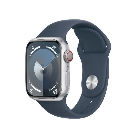 Ảnh Đồng hồ Apple Watch Series 9 41mm (GPS + Cellular) Viền nhôm - Dây cao su 2