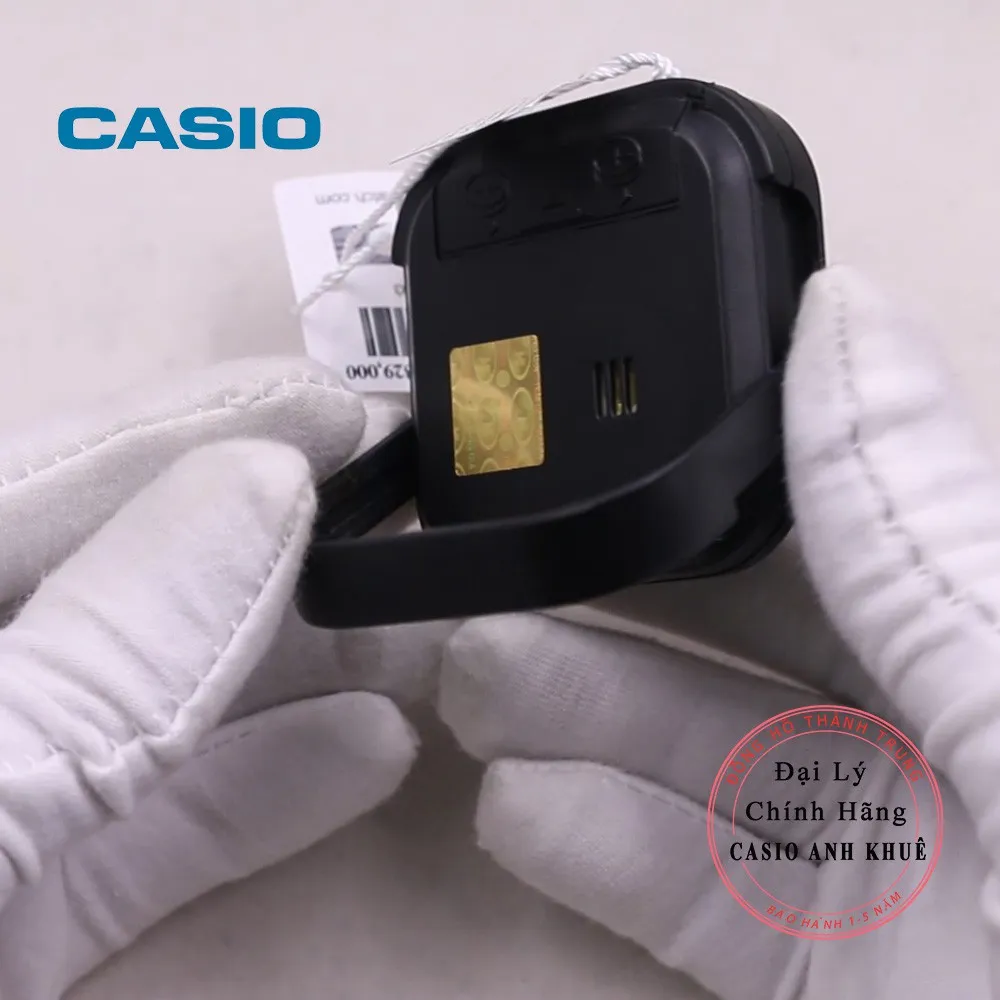Ảnh Đồng hồ báo thức du lịch - để bàn điện tử Casio PQ-30B-1DF màu đen 6X6cm 4