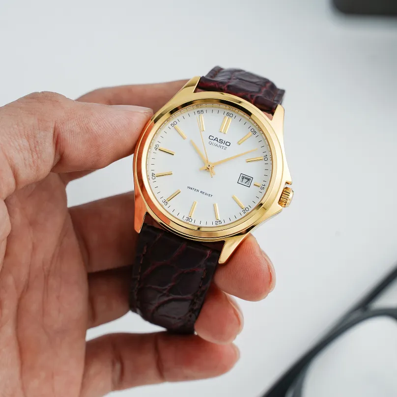 Ảnh Đồng Hồ Casio Nam MTP-1183Q-7ADF Mặt Tròn Dây Da Chính Hãng 2
