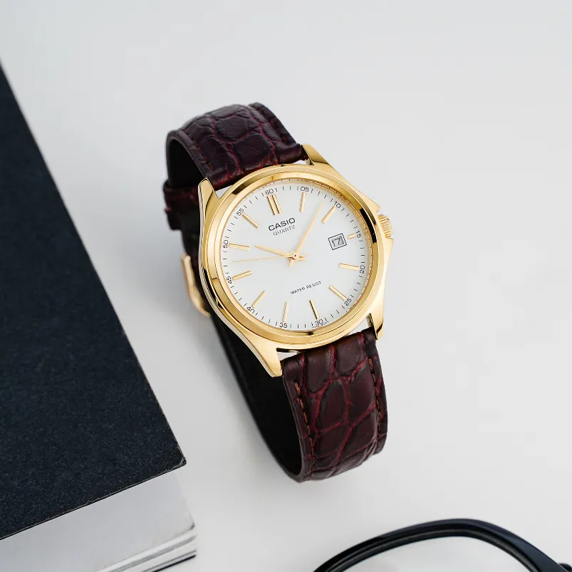 Ảnh Đồng Hồ Casio Nam MTP-1183Q-7ADF Mặt Tròn Dây Da Chính Hãng 3
