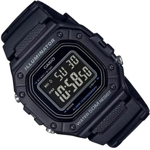 Ảnh Đồng Hồ Casio Nam W-218H-1BV Chính Hãng 2