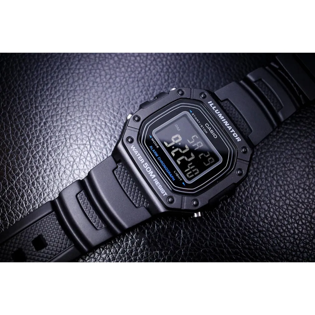 Ảnh Đồng Hồ Casio Nam W-218H-1BV Chính Hãng 3