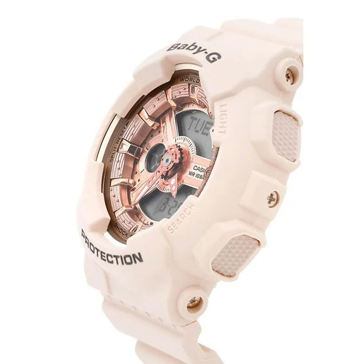 Ảnh Đồng Hồ Casio Nữ dây nhựa BABYG BA-110XCP-4ADR Chính Hãng 2