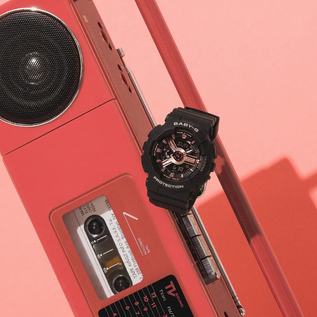 Ảnh Đồng Hồ Casio Nữ Dây Nhựa BABYG BA-110XRG-1ADR Chính Hãng 4