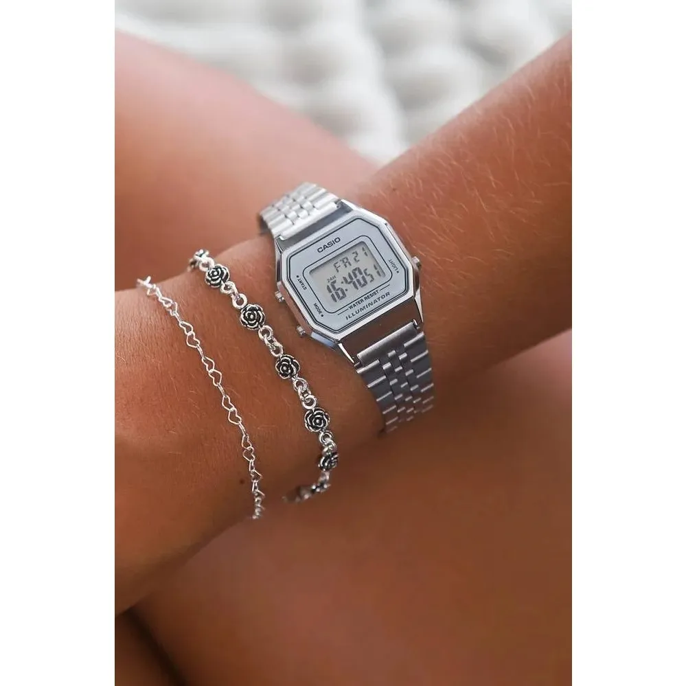 Ảnh Đồng hồ Casio Nữ LA680 chính hãng bảo hành 1 năm Pin trọn đời 3