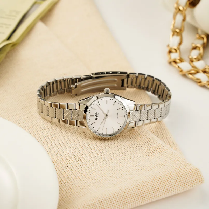 Ảnh Đồng Hồ Casio Nữ LTP-1274D-7ADF Mặt Tròn Dây Kim Loại Chính Hãng 4