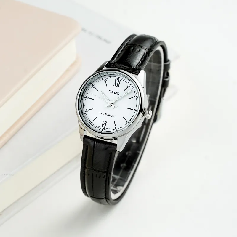 Ảnh Đồng Hồ Casio Nữ LTP-V005L-7B2UDF Mặt Tròn Dây Da Thời Trang Chính Hãng 2
