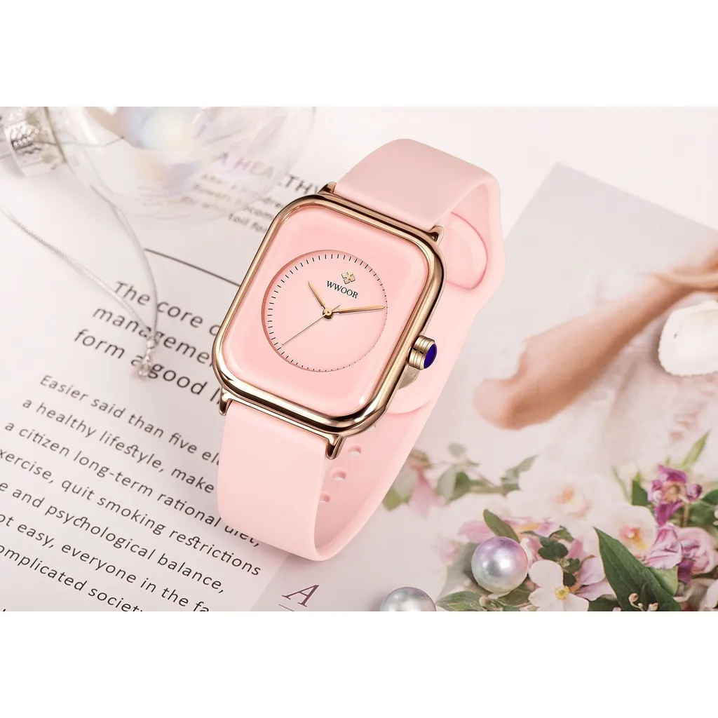 Ảnh Đồng Hồ Chống Thấm Nước Wwoor Kiểu Dáng Sang Trọng 8873G 4