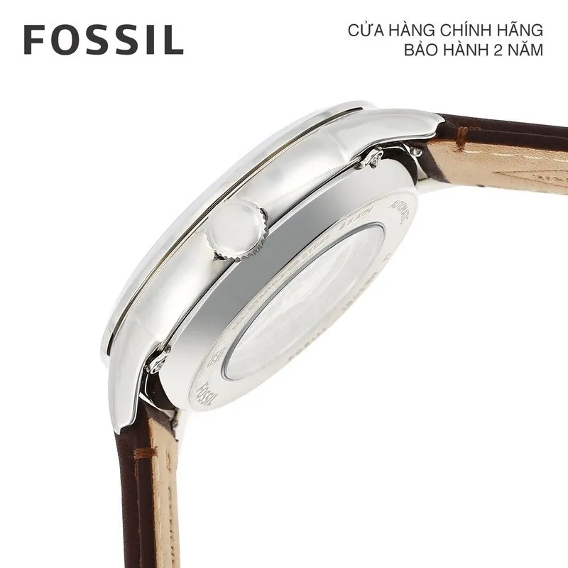Ảnh Đồng hồ cơ nam Fossil Townsman Automatic, dây da, mặt 45 MM, màu nâu, ME3061 3