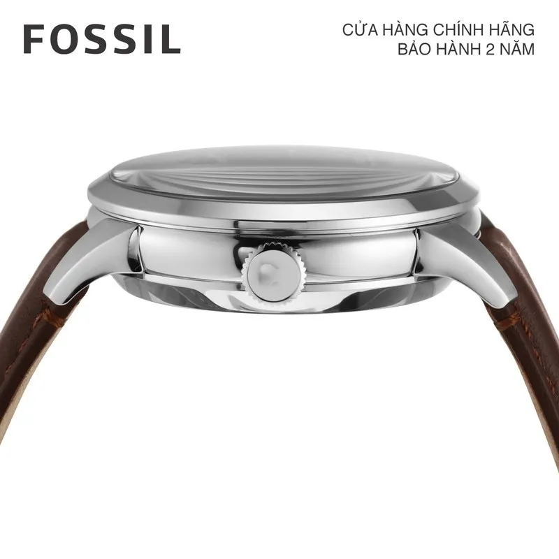 Ảnh Đồng hồ cơ nam Fossil Townsman Automatic, dây da, mặt 45 MM, màu nâu, ME3061 4