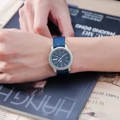 Ảnh Đồng hồ cơ nam Seiko SNK807K2S kính Hardlex chống xước, chống nước 3ATM. dây dù thời trang cao cấp chính hãng Nhật Bản 2