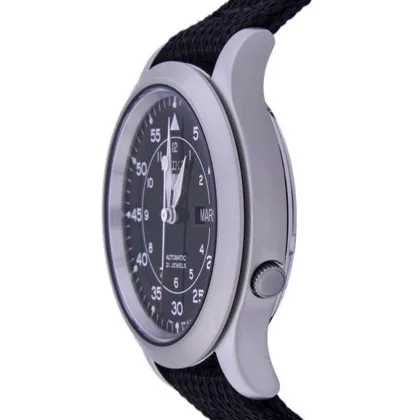 Ảnh Đồng hồ cơ nam Seiko SNK809K2S kính Hardlex chống xước, chống nước 3 ATM. dây dù thời trang cao cấp chính hãng Nhật Bản 4