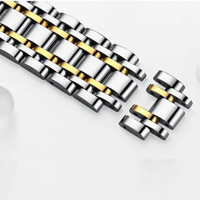 Ảnh Đồng hồ cơ tự động nam AOKULASIC Automatic dây thép đúc đặc - Thiết kế lộ máy cá tính - Chống nước tốt AOK99 4