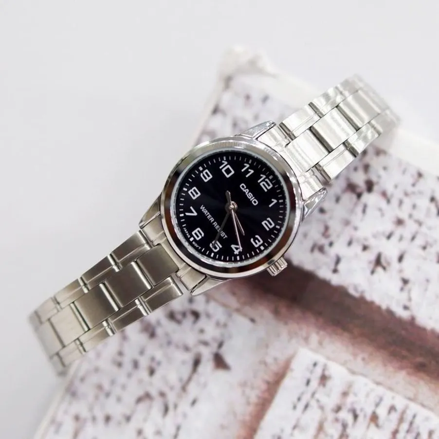 Ảnh Đồng hồ dây da Casio Nữ LTP-V001 chính hãng bảo hành 1 năm Pin trọn đời 3