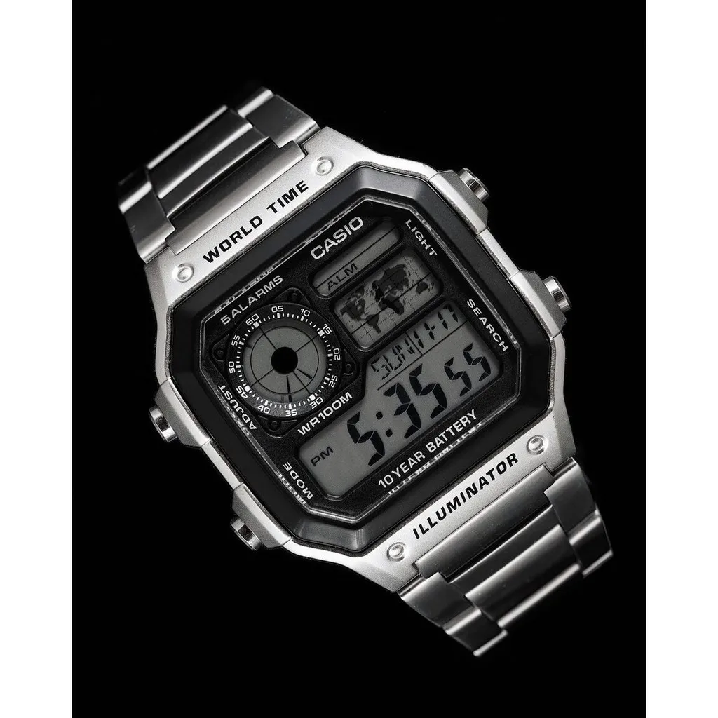 Ảnh Đồng hồ dây nhựa Casio Nam AE-1200 chính hãng bảo hành 1 năm Pin trọn đời 2