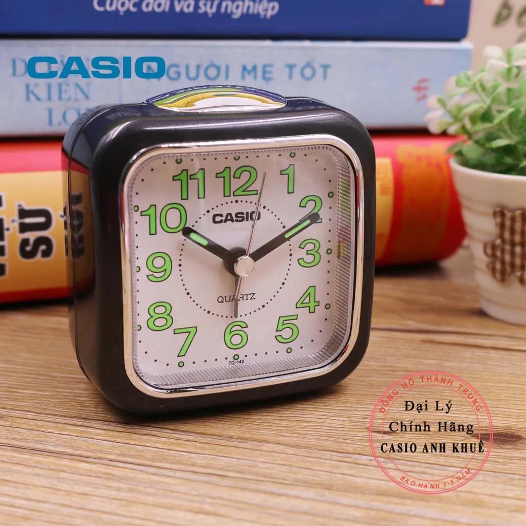 Ảnh Đồng hồ để bàn Casio TQ-142-1DF có báo thức ( 7.7×7.2×4.9 cm ) 3