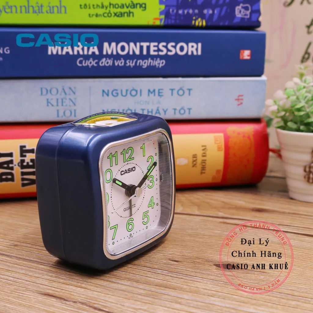 Ảnh Đồng hồ để bàn Casio TQ-142-2DF có báo thức( 7.7×7.2×4.9 cm ) 2