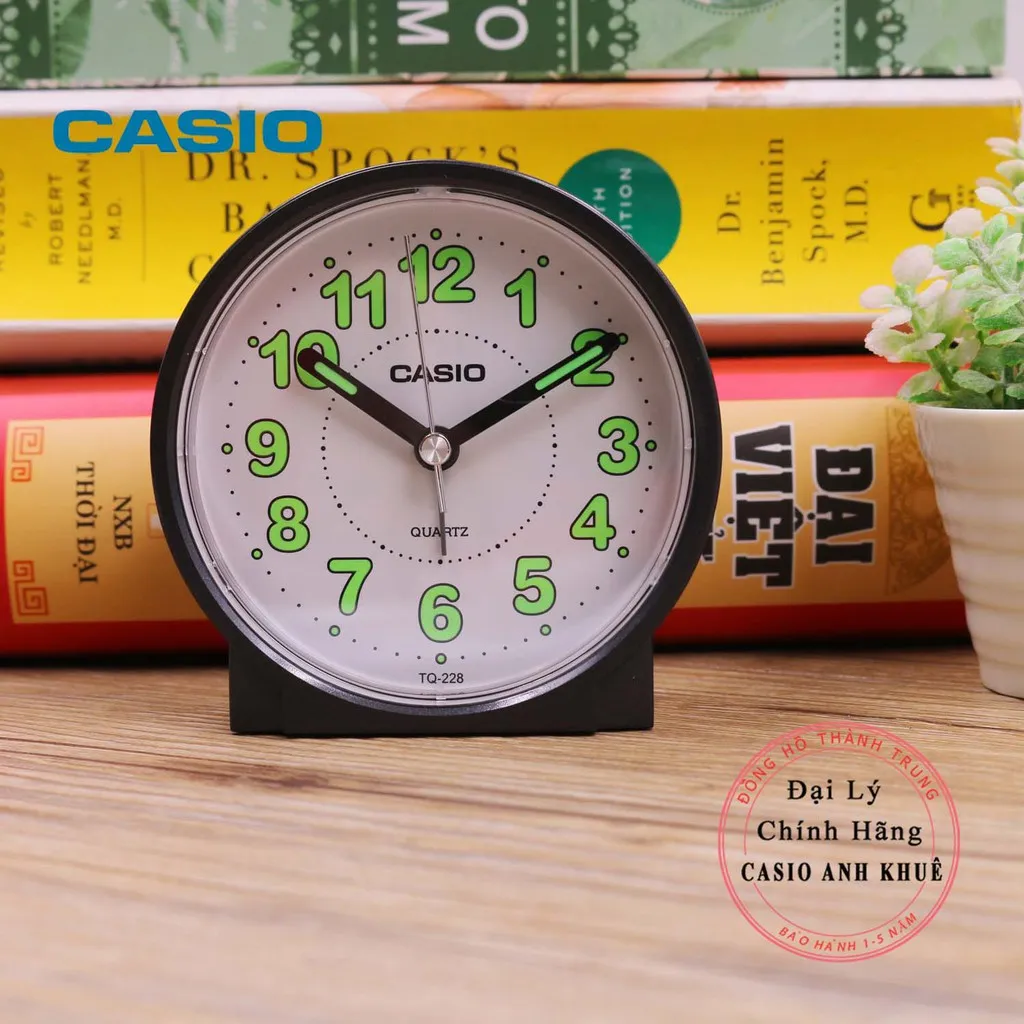 Ảnh Đồng hồ để bàn Casio TQ-228-1DF báo thức ( 8.6 cm ) 3