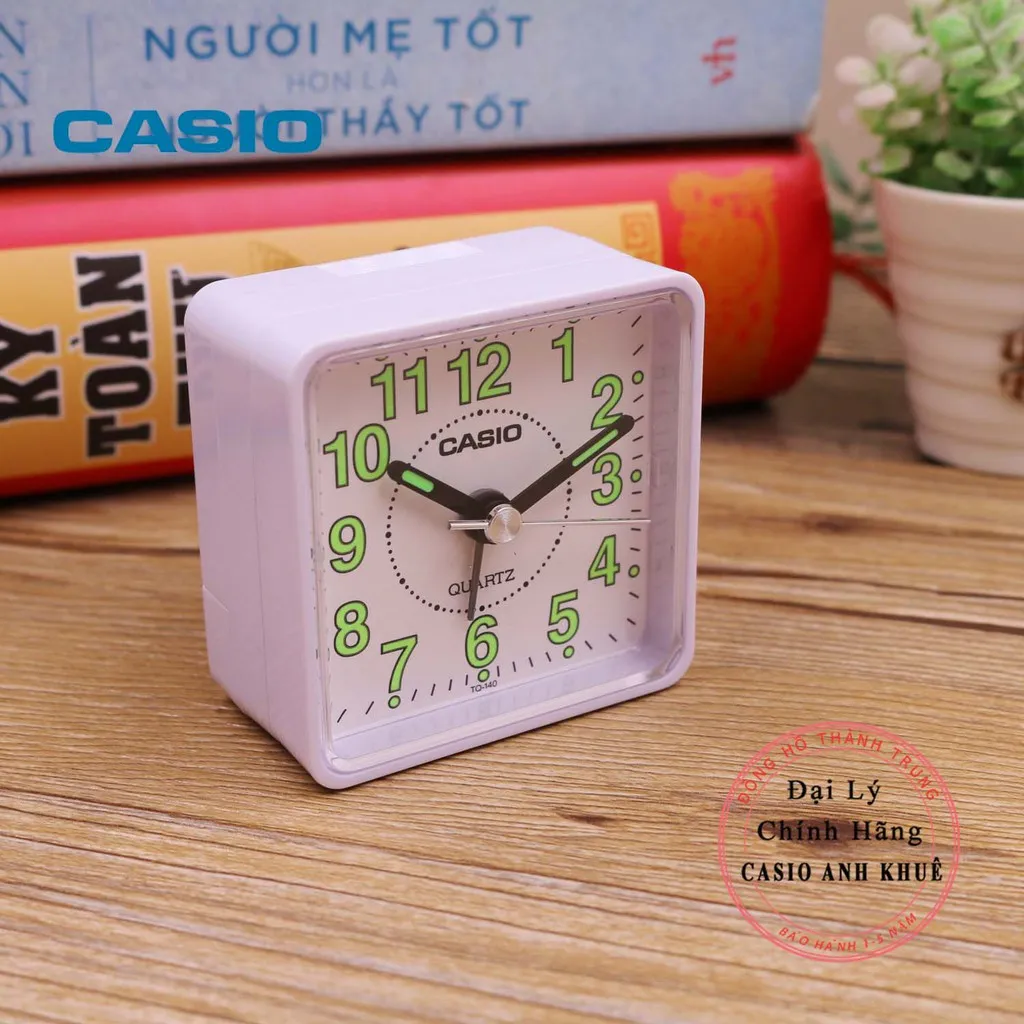 Ảnh Đồng hồ để bàn - du lịch Casio TQ-140-7DF có báo thức ( 5.7 x 5.7 cm) 3