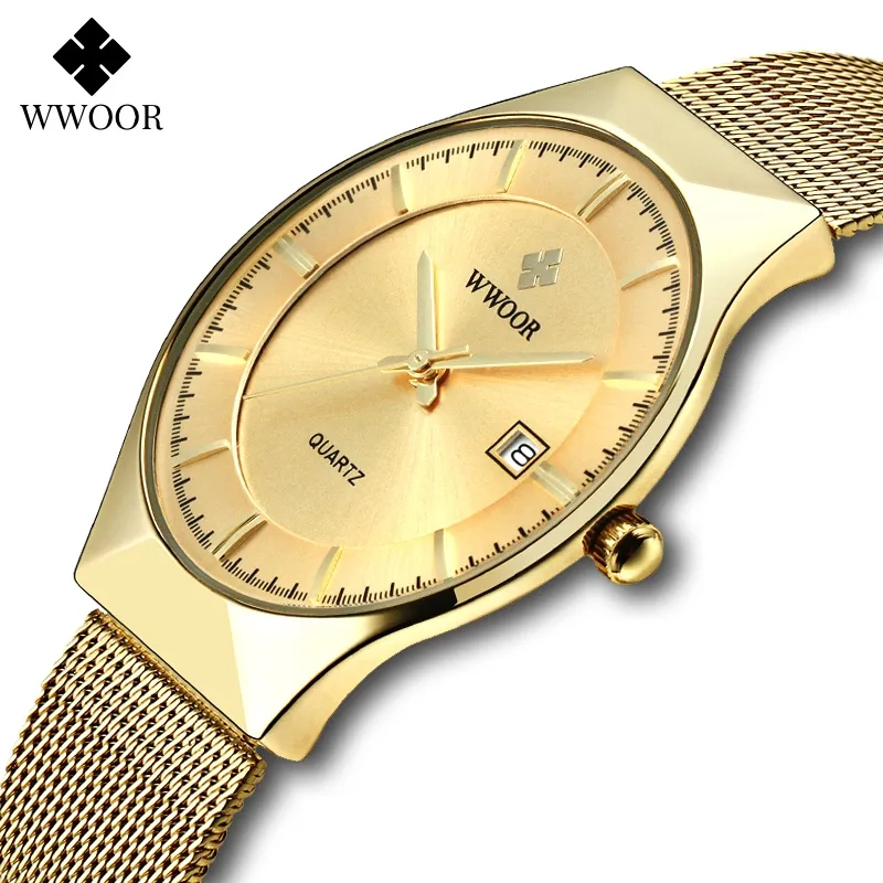 Ảnh Đồng Hồ Đeo Tay Chống Nước WWOOR Masculino-8016 Sang Trọng Cho Nam 3