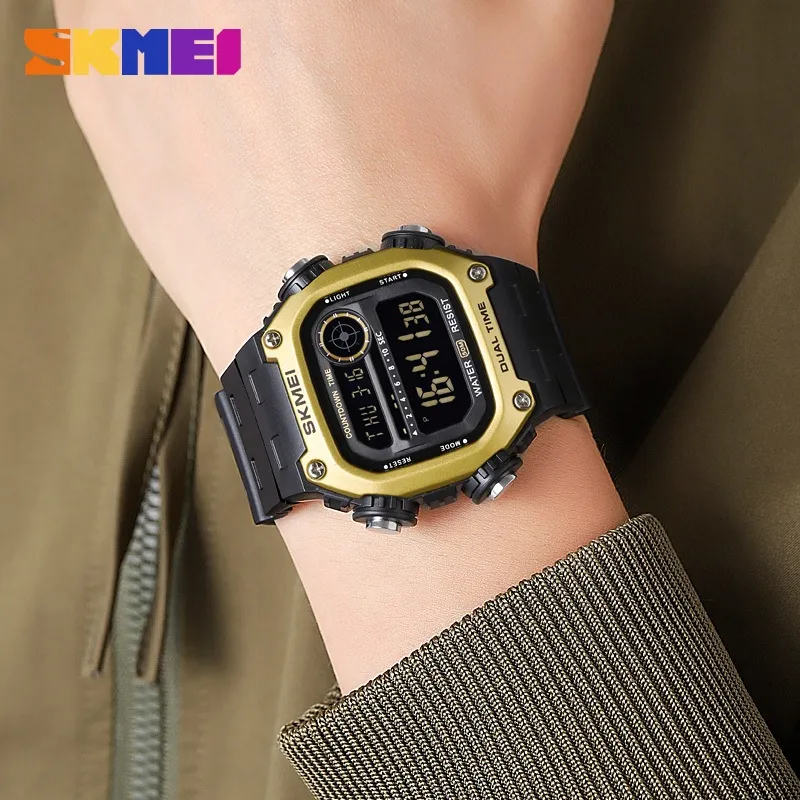 Ảnh Đồng hồ đeo tay kỹ thuật số SKMEI 2126 có đèn LED cho nam 4