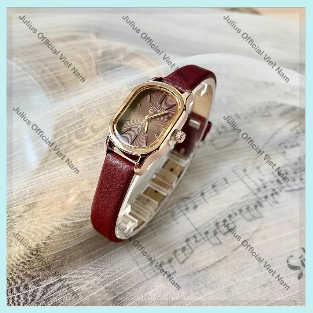 Ảnh Đồng hồ đeo tay, Đồng hồ nữ Julius JA-1112 dây da | Julius Official 4