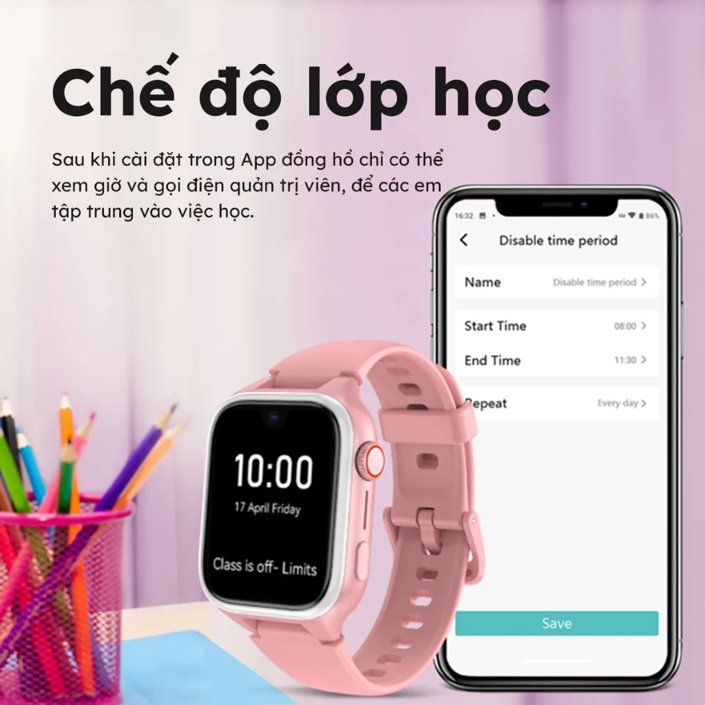 Ảnh Đồng hồ định vị trẻ em Kidcare Sight S1 gọi video call | Định vị GPS | Bảo vệ SOS| Quan sát từ xa 2
