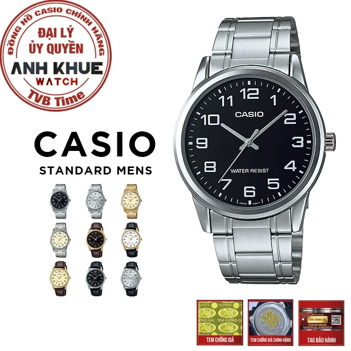 Ảnh Đồng hồ nam Casio Standard chính hãng MTP-V001 Series (38mm) 1