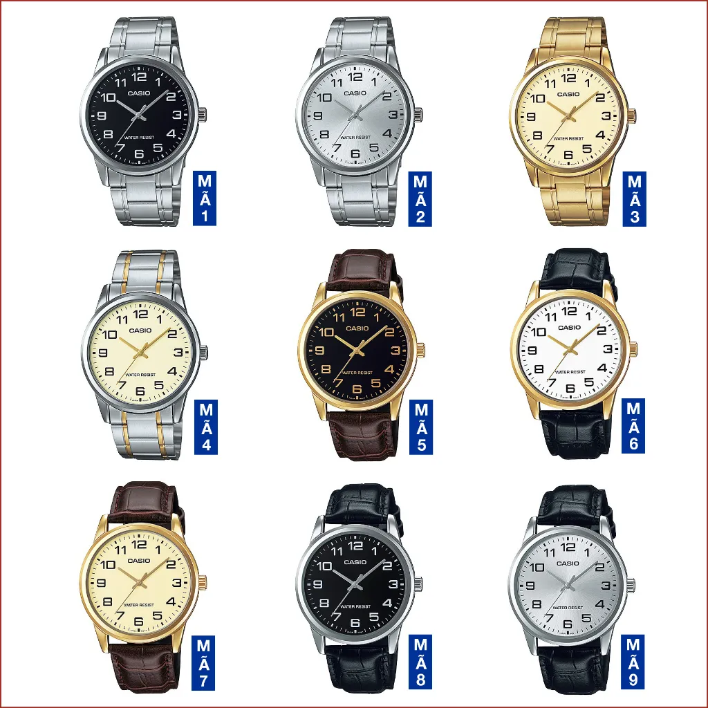 Ảnh Đồng hồ nam Casio Standard chính hãng MTP-V001 Series (38mm) 2
