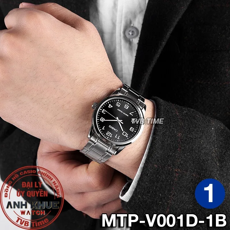 Ảnh Đồng hồ nam Casio Standard chính hãng MTP-V001 Series (38mm) 3