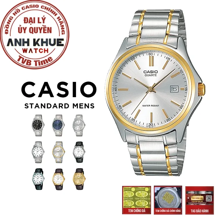 Ảnh Đồng hồ nam Casio Standard chính hãng Anh Khuê MTP-1183 Series (38mm) 1