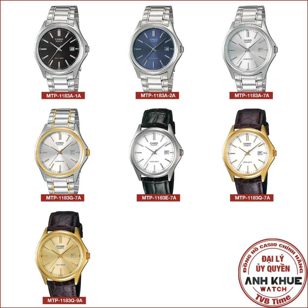 Ảnh Đồng hồ nam Casio Standard chính hãng Anh Khuê MTP-1183 Series (38mm) 2