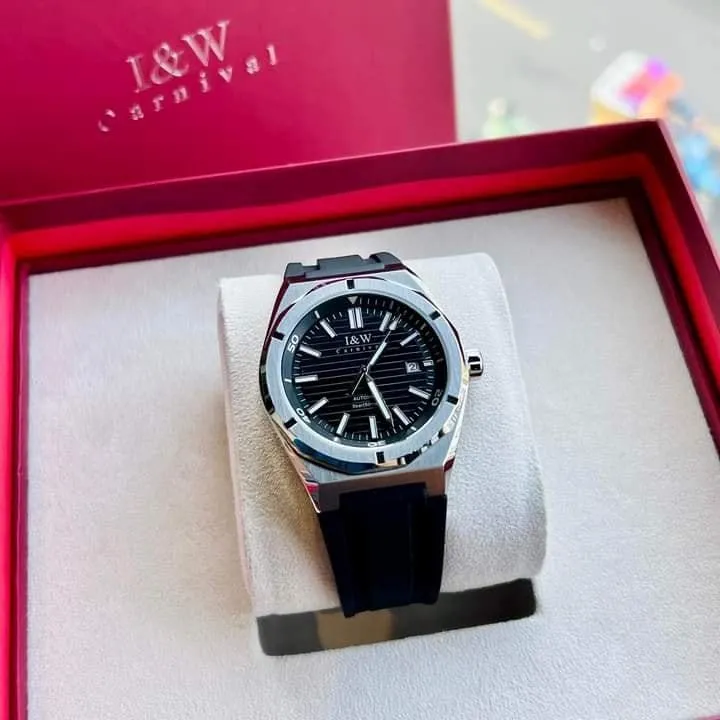 Ảnh Đồng hồ nam chính hãng IW CARNIVAL IW711G-6 Kính sapphire ,chống xước,Chống nước ,Bảo hành 24 tháng,Máy cơ (Automatic) 1