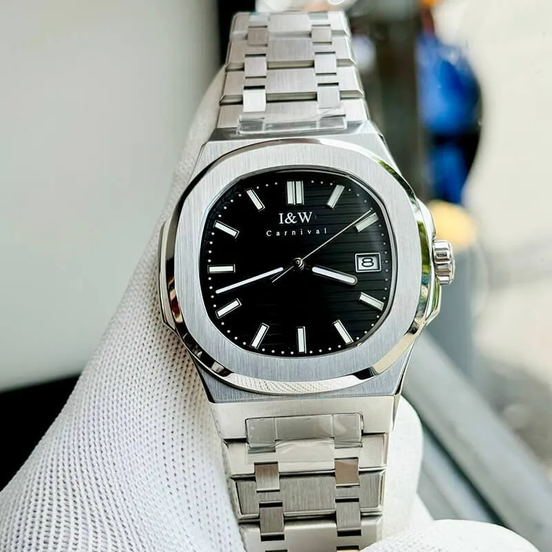 Ảnh Đồng hồ nam chính hãng IW Carnival IW721G-11,kính sapphire,chống xước,chống nước 50m,Bh 24 tháng,máy cơ (automatic) 1