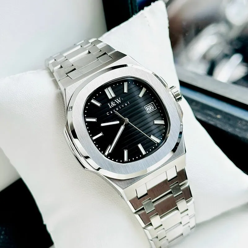 Ảnh Đồng hồ nam chính hãng IW Carnival IW721G-11,kính sapphire,chống xước,chống nước 50m,Bh 24 tháng,máy cơ (automatic) 2