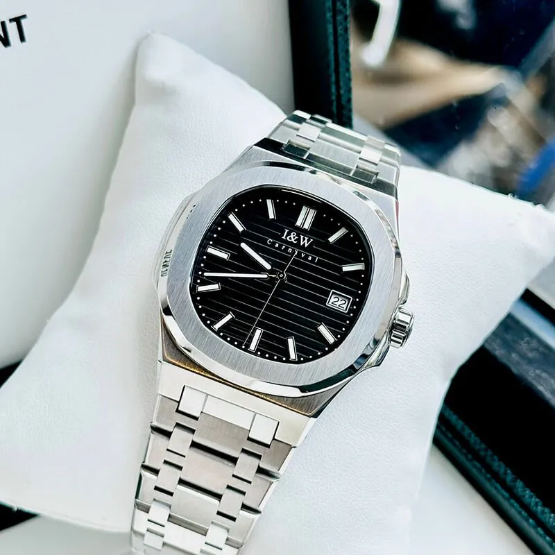 Ảnh Đồng hồ nam chính hãng IW Carnival IW721G-11,kính sapphire,chống xước,chống nước 50m,Bh 24 tháng,máy cơ (automatic) 3