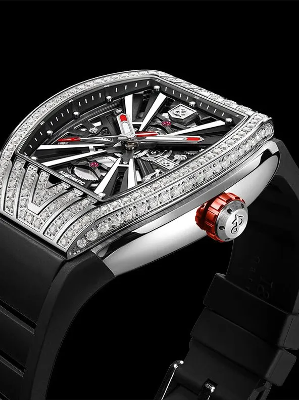 Ảnh Đồng hồ nam chính hãng IW Carnival Sport IW765G-2,kính sapphire,chống xước,chống nước 50m,Bh 24 tháng,máy cơ (automatic) 4