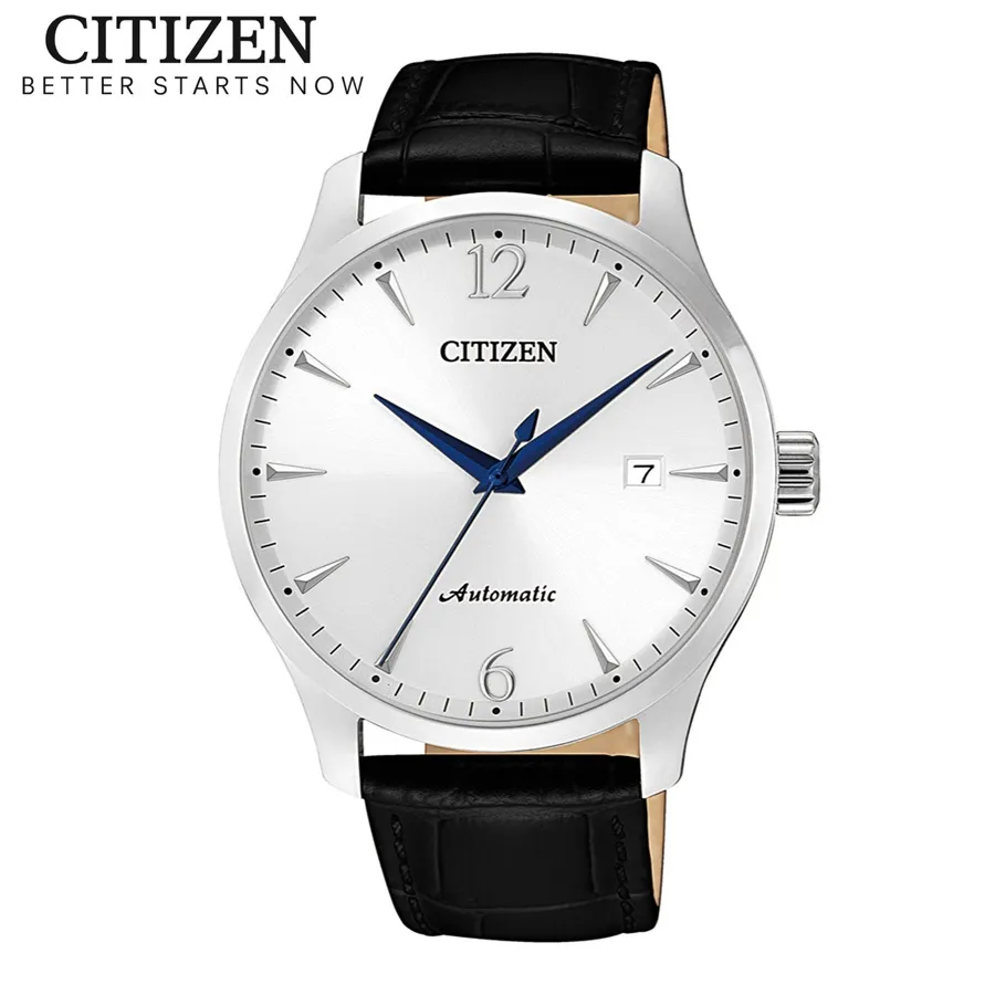 Ảnh Đồng Hồ Nam Citizen Automatic Dây Da NJ0110-18A - Mặt Trắng (40mm) 1