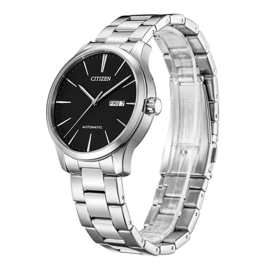 Ảnh Đồng Hồ Nam Citizen Automatic Dây Thép Không Gỉ NH8350-83E - Mặt Đen (40mm) 2